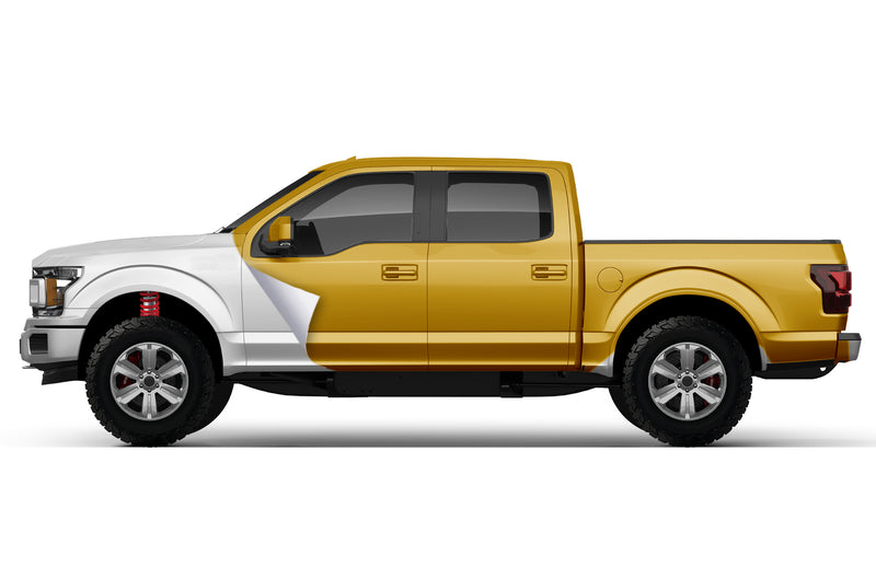 Super Gloss Dark Yellow vinyl wrap for Ford F150