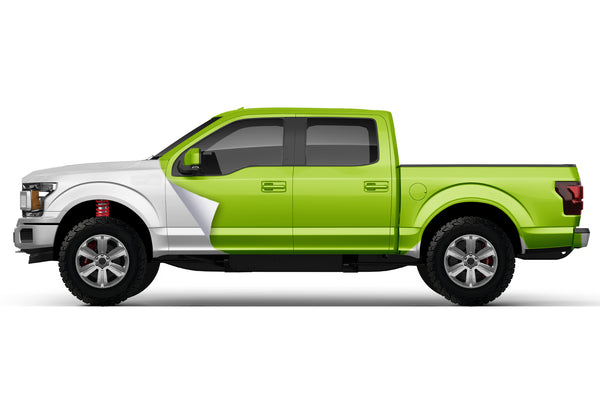 Super Gloss Lemon Green vinyl wrap for Ford F150