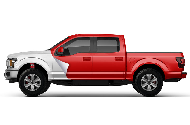 Super Gloss Red vinyl wrap for Ford F150