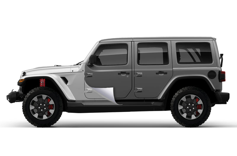 Super gloss cement gray vinyl wrap for Jeep Wrangler