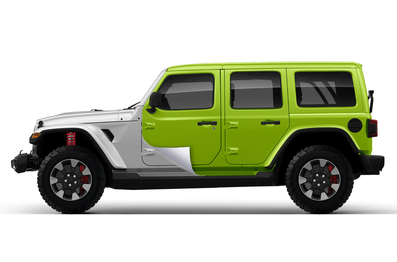 Super gloss lemon green vinyl wrap for Jeep Wrangler