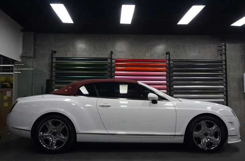 Super Gloss White vinyl wrap for Dodge Ram