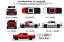 Super Gloss Red vinyl wrap for Dodge Ram