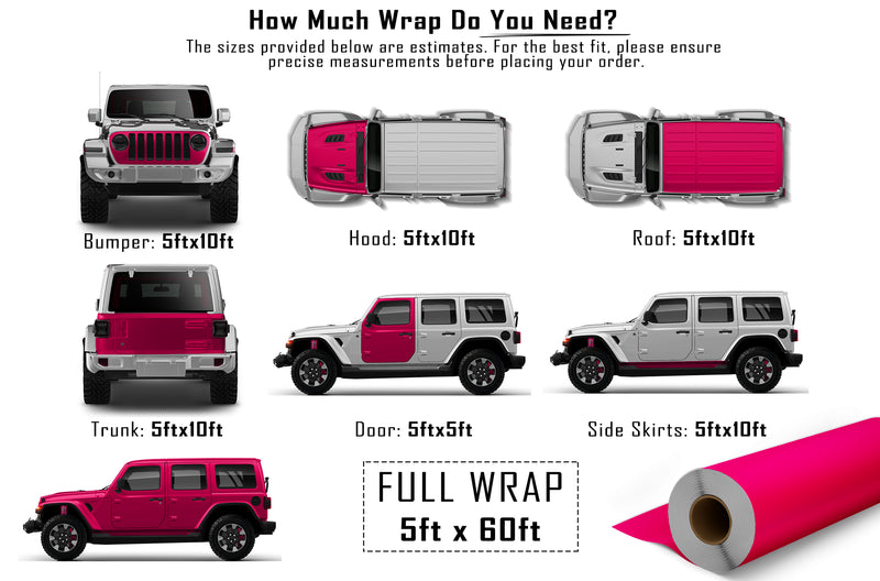 Super gloss rose red vinyl wrap for Jeep Wrangler