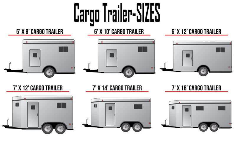 Custom business wrap graphics for Enclosed Trailer (3-Sided Wraps)