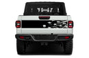 Tattered US flag tailgate graphics decals for Jeep Gladiator JT 