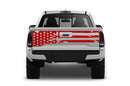 Tattered US flag tailgate graphics decals for Toyota Tacoma