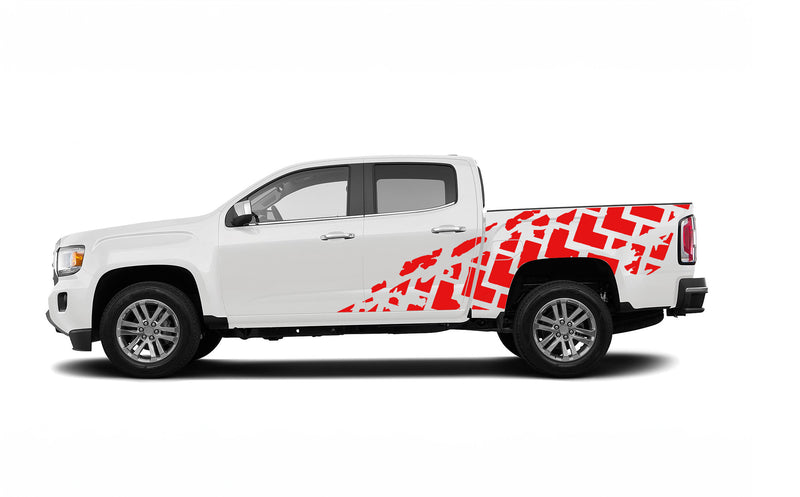 Tire truck graphics decals for GMC Canyon 2015-2022