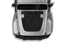 Topographic print hood graphics decals compatible with Wrangler JL