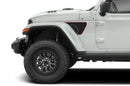 Topographic print outline fender vent graphics decals for Jeep Gladiator JT