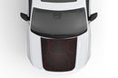 Topographic print hood decals compatible with Jeep Grand Cherokee