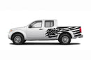 US flag side graphics decals for Nissan Frontier 2005-2021