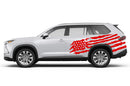 US flag side graphics compatible with Toyota Highlander