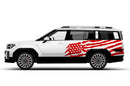 US flag side graphics decals for Hyundai Santa Fe