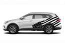 USA flag graphics decals for Hyundai Santa Fe 2019-2023