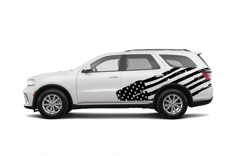 USA flag side graphics decals for Dodge Durango