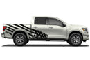 USA flag side graphics decals for Nissan Titan