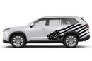 USA flag side graphics compatible with Toyota Highlander