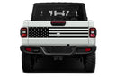 USA flag style tailgate graphics decals for Jeep Gladiator JT 