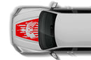USA eagle hood graphics decals for Toyota Tundra