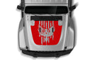 USA eagle style graphics hood decals for Jeep Gladiator JT