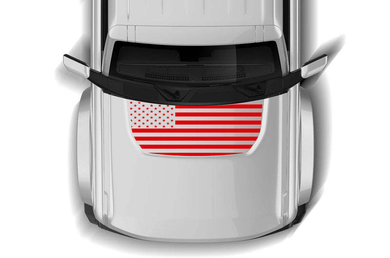 US flag hood graphics decals for Ford Bronco