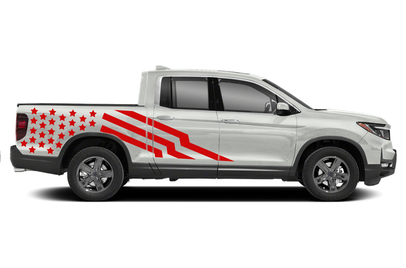 US flag side graphics decals for Honda Ridgeline