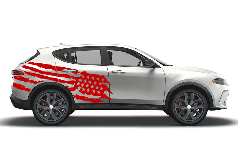 US flag side graphics decals for Dodge Hornet