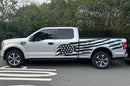 US flag side decals graphics compatible with Ford F150 2015-2020