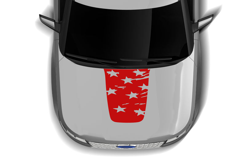 US stars center hood graphics decals for Ford Explorer 2013-2015