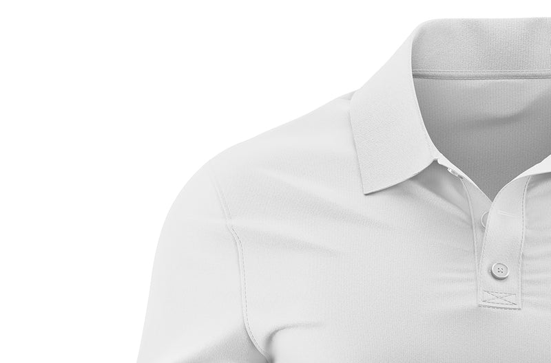 White Premium polo T-shirt - Rough Grounds