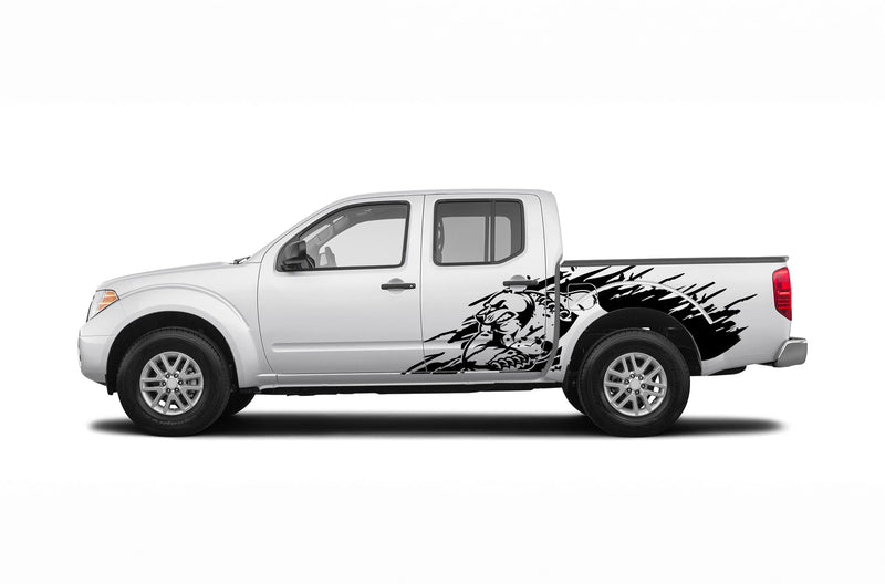 Wild bear door side graphics decals for Nissan Frontier 2005-2021