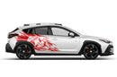 Wild bear side graphics decals for Subaru Crosstrek