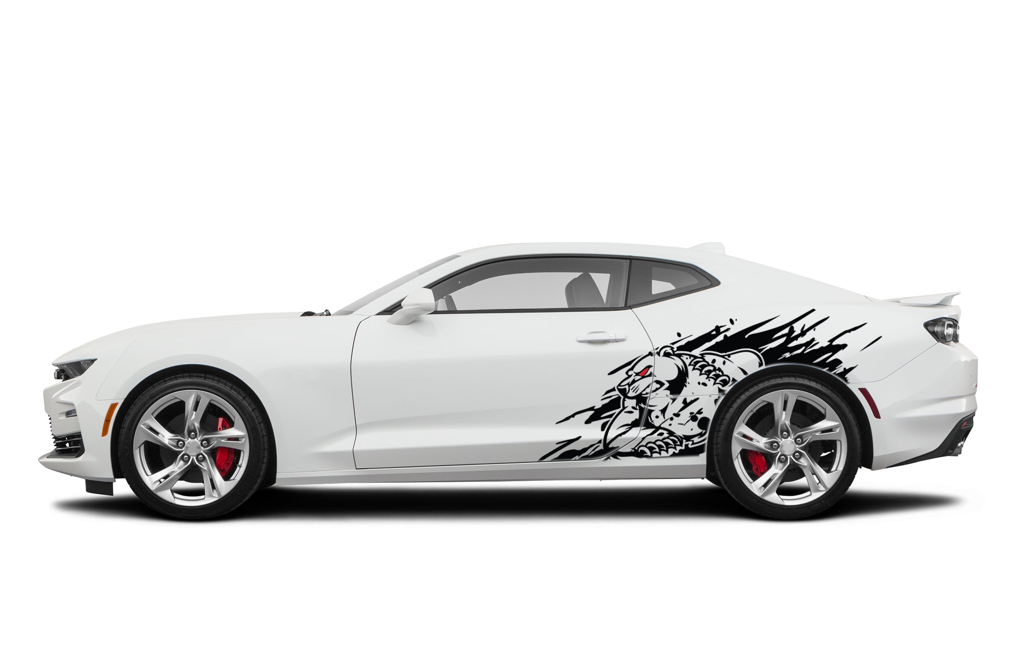 Wildside Graphics Wild bear side graphics decals for Chevrolet Camaro