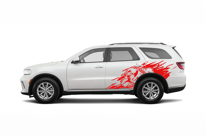 Wild bear side graphics decals for Dodge Durango