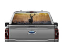 Wild deer perforated rear window decal graphics for Ford F150