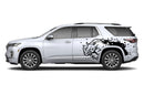 Wild rhino splash graphics decals for Chevrolet Traverse 2018-2023