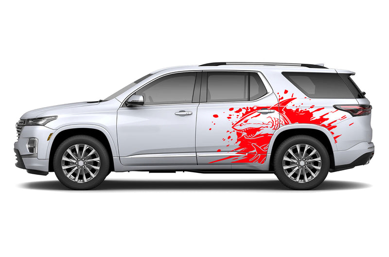 Wild sea graphics decals for Chevrolet Traverse 2018-2023