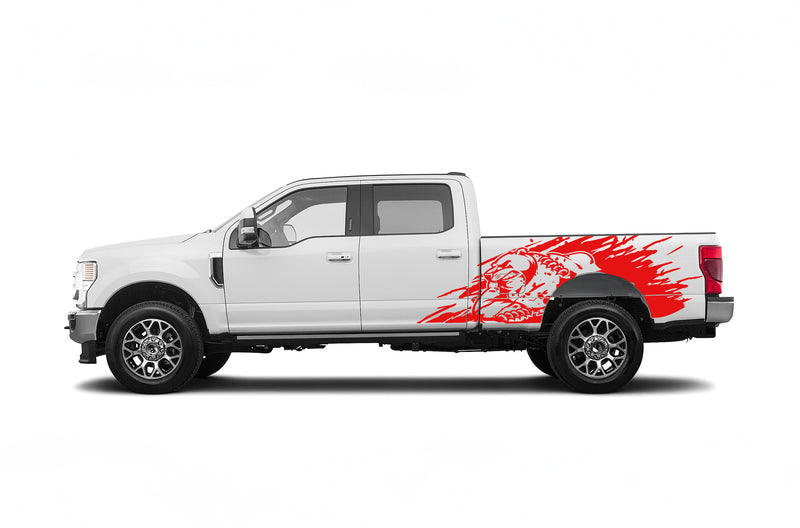 Wild bear door graphics decals for Ford F250 2017-2022