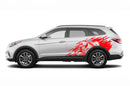 Wild bear door graphics decals for Hyundai Santa Fe 2019-2023