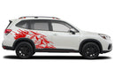 Wild bear door graphics decals for Subaru Forester 2019-2024