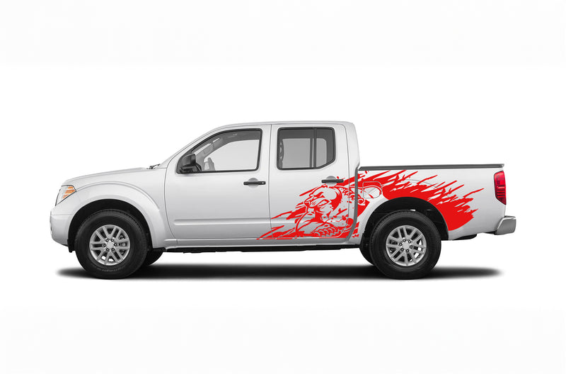 Wild bear door side graphics decals for Nissan Frontier 2005-2021