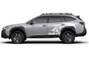 Wild bear side graphics decals for Subaru Outback
