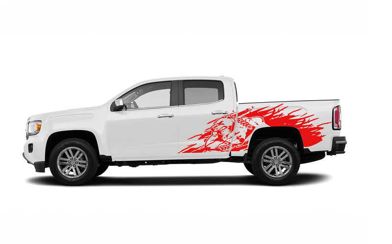 Wild bear side graphics decals for GMC Canyon 2015-2022