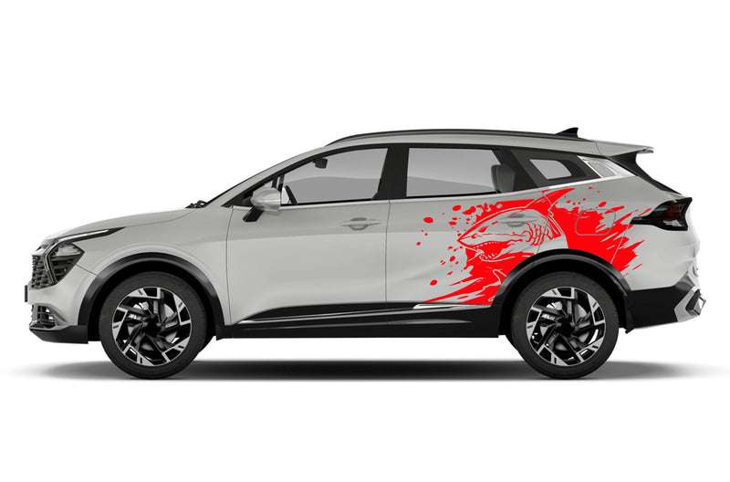 Wild sea side graphics decals for Kia Sportage