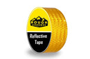Yellow reflective PVC safety tape for trailers