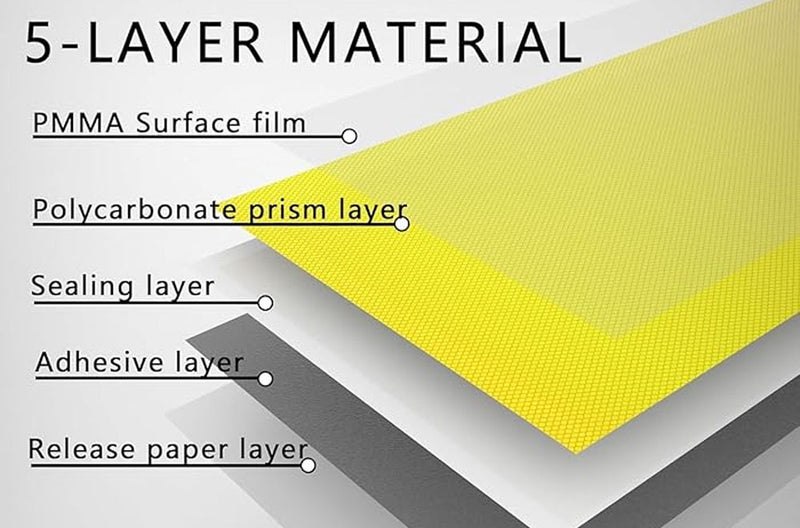 Yellow reflective PVC safety tape for trailers