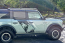 Triple mountain shape decals graphics compatible with Ford Bronco