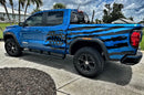 US flag side decals graphics compatible with GMC Canyon