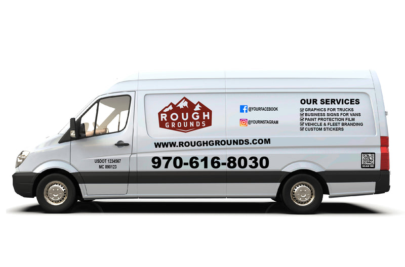 Mercedes Sprinter Full Decal Kit – Business Signs & Reflective Tape